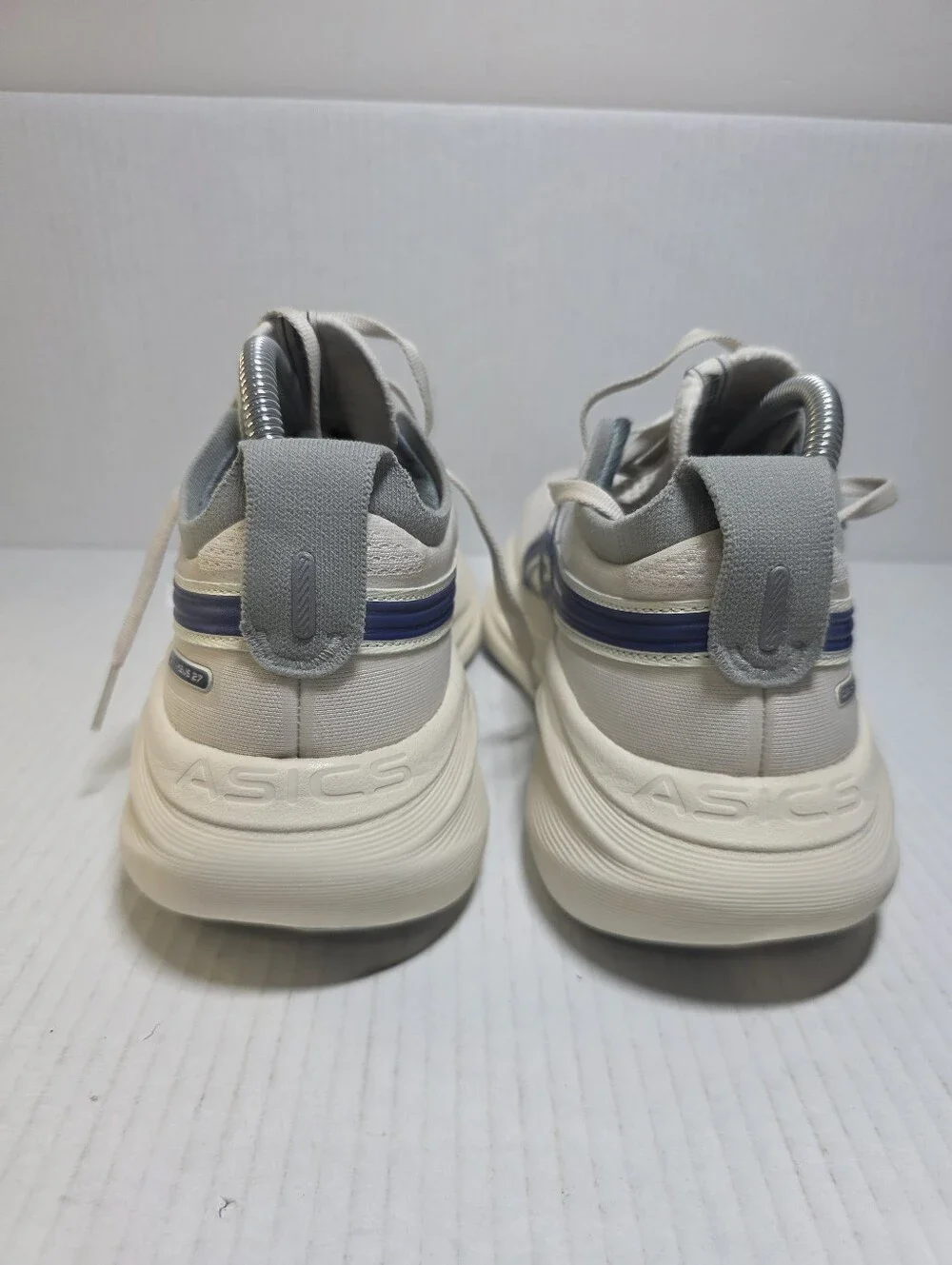 Asics Gel Nimbus 27 Running Shoes Sneaker Women's Size 9 White Blue 1012B812